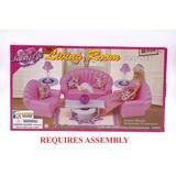 My Fancy Life Living Room Play Set for 11.5 dolls Dollhouse Furniture By TKT