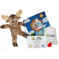 Make Your Own Stuffed Animal Melvin the Moose 16 - No Sew - Kit With Cute Backpack!