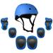 Anself Kids 7 in 1 Helmet and Pads Set Adjustable Kids Knee Pads Elbow Pads Wrist Guards for Scooter Skateboard Roller Skating Cycling