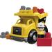 MEGA BLOKS Cat Building Toy Blocks Lil Dump Truck (7 Pieces) Fisher Price For Toddler