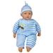 Lissi Dolls - Talking Baby 15 inches Blue