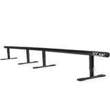 Madd Gear Grind Rail - 99 Long - 3-Step Adjustable Height - Extra Stability Practice Skate Rail