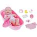 JC Toys 18570 La Newborn 14 Deluxe Bath Doll Set W/Accessories