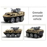 Speed Racers 10 in 1 Diecast Military Vehicle Carrier Truck