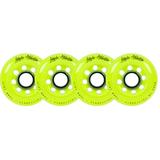 Labeda Inline Roller Hockey Skate Wheels Addiction Yellow 76mm SET OF 4