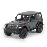 5 Die-cast: 2018 Jeep Wrangler Rubicon Hard Top (Grey) 1/34 Scale