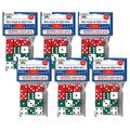 Learning Advantage Red Green & White Dot Dice 72 Pieces