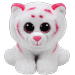 Ty Inc. Beanie Boo Plush Stuffed Animal Tabor the Pink & White Tiger 9