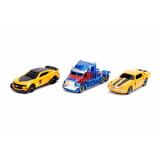 TRANSFORMERS 3-Pack TRANSFORMERS - Jada 31125 - 1/65 scale Diecast Model Toy Car