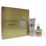 LAbsolu by Carven for Women - 2 Pc Gift Set 1.66oz EDP Spray, 3.33oz Perfume Body Milk