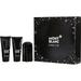 Mont Blanc Emblem Cologne Gift Set for Men, 3 Pieces