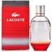 Lacoste Red Eau De Toilette Spray For Men 4.2 oz (Pack of 2)