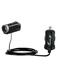 Gomadic Intelligent Compact Car / Auto DC Charger suitable for the JVC Everio AC-V11u Camcorder - 2A / 10W power at half the size. Uses Gomadic TipExc