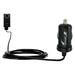 Gomadic Intelligent Compact Car / Auto DC Charger suitable for the Panasonic HM-TA1H Digital HD Camcorder - 2A / 10W power at half the size. Uses Goma