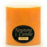 1 Pc Orange Twist 6x6 Pillar Candles 6 in. diameterx6.25 in. tall