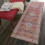 Nourison Vintage Kashan Persian Red 2 x 6 Area Rug (2x6)