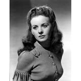 Jeanne Crain Cardigan Sweater With Hand Painted Buttons 1944 Photo Print (16 x 20)