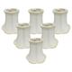 Royal Designs Inc. Decorative Trim Scallop Bell Chandelier Basic Shade CS-703WH White 3 x 5 x 4.5