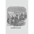 African Americans doing the laundry in camp-Fine Art Canvas Print (20 x 30 )