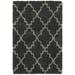 Style Haven Porch & Den Menlo Quatrafoil Shag Rug Charcoal/Grey 7 10 x 10 10 Polypropylene Geometric 8 x 10 Indoor Living Room Bedroom Dining