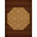 Dalyn Dover Area Rug DV1 Dv1 Cornmaze Diamond Lines 10 x 10 Octagon