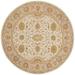 SAFAVIEH Antiquity Domhnall Traditional Wool Area Rug Ivory/Light Green 8 x 8 Round
