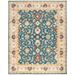 SAFAVIEH Antiquity Anderson Traditional Floral Wool Area Rug Blue/Beige 8 3 x 11