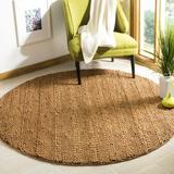 SAFAVIEH Natural Fiber Henrika Braided Area Rug Gold 6 x 6 Round