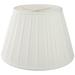 Royal Designs 14.5 Empire English Pleat Lamp Shade White