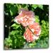 3dRose Hanging Pink Roses Flowers Floral Photography - Wall Clock 10 by 10-inch