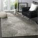 SAFAVIEH Mirage Giffard Geometric Area Rug Light Grey/Charcoal 6 x 9