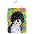 Carolines Treasures SS4835DS1216 Portuguese Water Dog Easter Eggtravaganza Wall or Door Hanging Prints 12x16