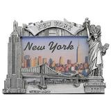 Zizo New York Picture Frame -Poly Silver New York Picture Frames New York Souvenirs Ã¢â‚¬Â¦