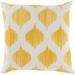 Surya Sy-1818 Ogee 18 Wide Square Ogee Cotton Accent Pillow Cover