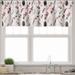 Ambesonne Boho Window Valance Fashion Feathers 54 X 18 Multicolor