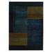 Oriental Weavers Kharma II 1092L Blue/Gold Geometric Rectangle Indoor Area Rug