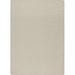 Milliken Imagine Area Rug WOVEN EDGE FLAX Woven Edge Flax Single Colored Cream 5 4 x 7 8 Rectangle