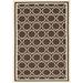 SAFAVIEH Dhurrie Myles Geometric Moroccan Wool Area Rug Chocolate/Ivory 9 x 12