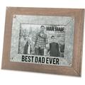 Best Dad 9.5 x 7.5 Frame (Holds 4 x 6 Photo)