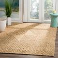 SAFAVIEH Organic Elihu Geometric Braided Jute Area Rug Natural/Ivory 8 x 10