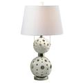 27.5 White and Black Contemporary Table Lamp