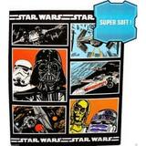 Star Wars Classic Silk Touch 50 x60 Throw 100% Microfiber Black