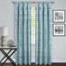 Achim Home Furnishing: Tara Mist Geometric Modern Window Curtain Panel : 54 x 84 Rod Pocket Panel