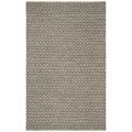 SAFAVIEH Montauk Jakov Geometric Diamond Cotton Area Rug Ivory/Dark Grey 10 x 14