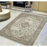 Handcraft Rugs-Fissile/Ivory/Beige Persian Isfahan Floral Pattern Distressed Modern Vintage Area Rug