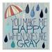 The Stupell Home Decor Collection You Make Me Happy Umbrella and Rain Wall Plaque Art