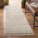 SAFAVIEH Casablanca Carbrey Solid Wool Shag Runner Rug Grey 2 3 x 8