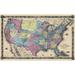 United States Military Stations Forts - Colton 1861 - 37.19 x 23 - Matte Canvas