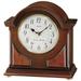 Seiko 9 Sayo Brown Wooden Chime Mantel Clock Traditional Quartz Analog QXJ012BLH