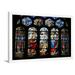 Stained Glass Window Depicting the Nativity St. Eustache Church Paris France Europe Framed Print Wall Art By Godong